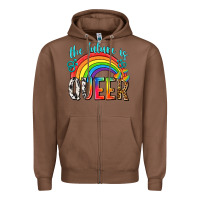 Chestnut the future is queer Zipper Hoodie - texasbilliewilder