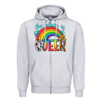 The Future Is Queer Zipper Hoodie | Teevron
