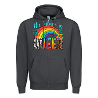 Smoke the future is queer Zipper Hoodie - texasbilliewilder