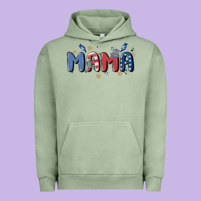 4th July Mama Urban Hoodie Designed By Maliassmallbusiness