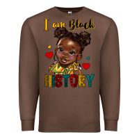 Chestnut i am black history Premium Sweatshirt - HRA Design Shop