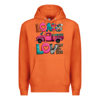 Carrot loads of love valentine's day truck Premium Hoodie - Jasminsmagicworld