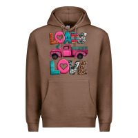 Chestnut loads of love valentine's day truck Premium Hoodie - Jasminsmagicworld