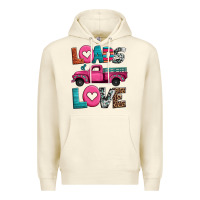 Sandshell loads of love valentine's day truck Premium Hoodie - Jasminsmagicworld