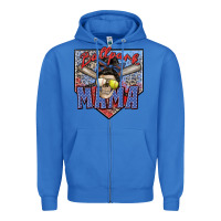 True Royal ballpark mama Zipper Hoodie - Zillion Design Studio