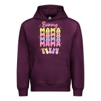 Mauve Wine bunny mama Urban Hoodie - MaliasSmallBusiness