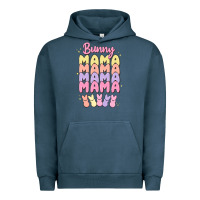 Pigment Midnight Navy bunny mama Urban Hoodie - MaliasSmallBusiness