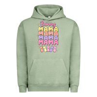 Pigment Oil Green bunny mama Urban Hoodie - MaliasSmallBusiness