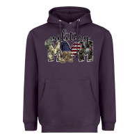 Plum military mom Heavyweight Hoodie - SublimationCraftShop