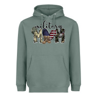 Sage military mom Heavyweight Hoodie - SublimationCraftShop