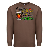 Chestnut coffee gives me teacher powers Premium Sweatshirt - CowhideDigitalArt