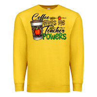 Lemon coffee gives me teacher powers Premium Sweatshirt - CowhideDigitalArt