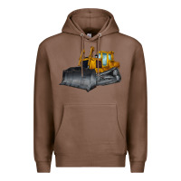 Chestnut Bulldozer Premium Hoodie - LillyAllenDesigns