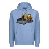 Colony Blue Bulldozer Premium Hoodie - LillyAllenDesigns