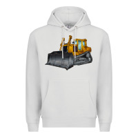 Dove Grey Bulldozer Premium Hoodie - LillyAllenDesigns