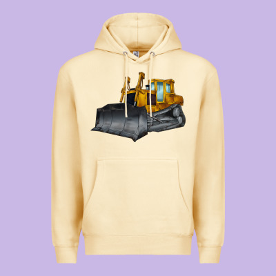 Bulldozer Premium Hoodie Designed By Lillyallendesigns