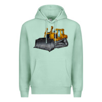 Seafoam Bulldozer Premium Hoodie - LillyAllenDesigns