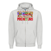 Dove Grey what a beautiful day to respect other peoples pron Zipper Hoodie - texasbilliewilder