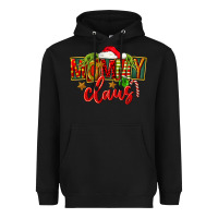 Black christmas mommy claus Heavyweight Hoodie - FaDigitalArtStudio