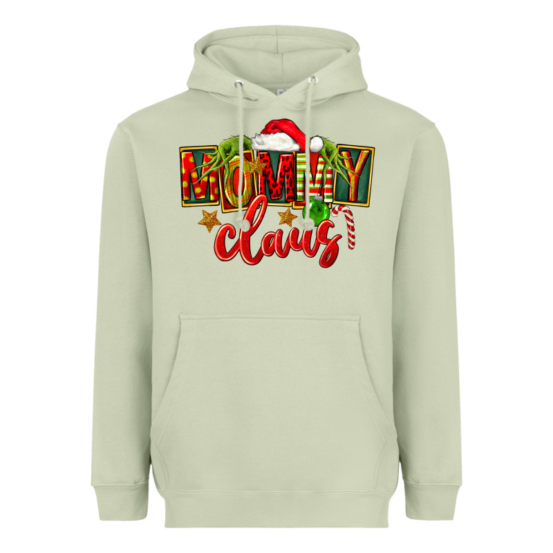 Christmas Mommy Claus Heavyweight Hoodie by FaDigitalArtStudio | Teevron