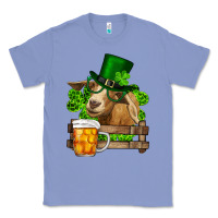Colony Blue St. Patrick's Day Goat And Beer Classic Tee - RanaPortraitStore