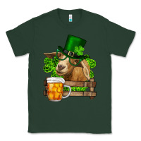 Sports Green St. Patrick's Day Goat And Beer Classic Tee - RanaPortraitStore