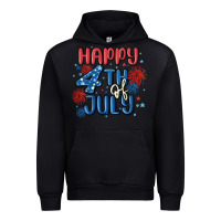 Black happy 4th of july Urban Hoodie - MaliasSmallBusiness