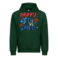 Forest Green happy 4th of july Urban Hoodie - MaliasSmallBusiness