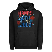 Pigment Black happy 4th of july Urban Hoodie - MaliasSmallBusiness