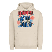 Pigment French Oak happy 4th of july Urban Hoodie - MaliasSmallBusiness