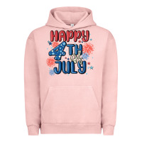 Pigment Salmon happy 4th of july Urban Hoodie - MaliasSmallBusiness