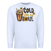 White cold like my soul Premium Sweatshirt - CowhideDigitalArt
