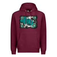 Burgundy gemstones background Premium Hoodie - BarkalooDesign