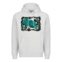 Dove Grey gemstones background Premium Hoodie - BarkalooDesign