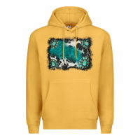 Mustard gemstones background Premium Hoodie - BarkalooDesign