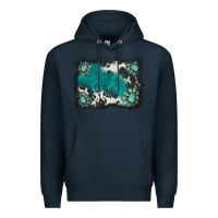Navy gemstones background Premium Hoodie - BarkalooDesign