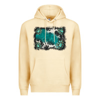 Pina Colada gemstones background Premium Hoodie - BarkalooDesign