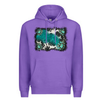 Purple gemstones background Premium Hoodie - BarkalooDesign