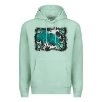 Seafoam gemstones background Premium Hoodie - BarkalooDesign