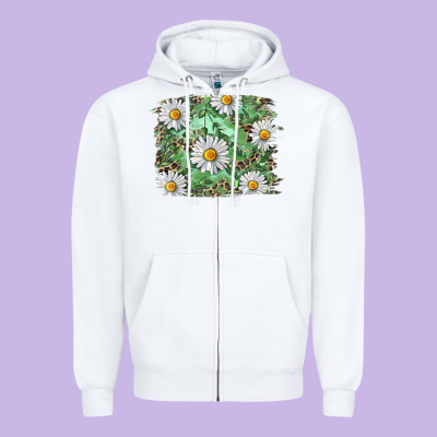 Zipper Hoodie Daisy leopard