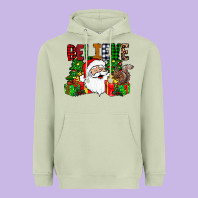 Believe Heavyweight Hoodie Designed By Cowhidedigitalart