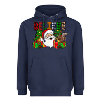 Navy believe Heavyweight Hoodie - CowhideDigitalArt