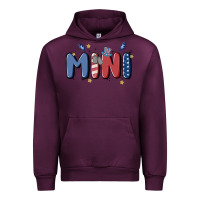 Mauve Wine 4th july mini Urban Hoodie - MaliasSmallBusiness