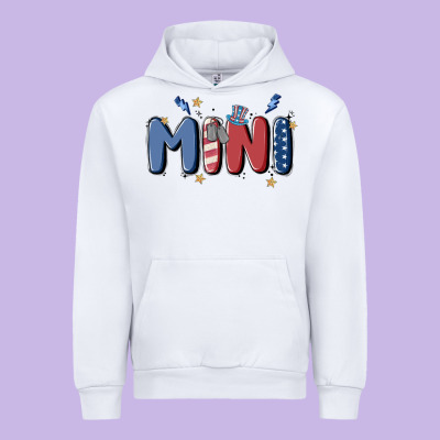 4th July Mini Urban Hoodie Designed By Maliassmallbusiness