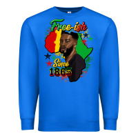 True Royal free ish since 1865 black man Premium Sweatshirt - HRA Design Shop