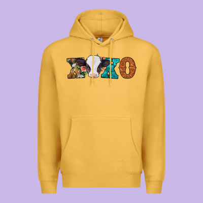 Xoxo Valentines Day Baby Cow Premium Hoodie Designed By Jasminsmagicworld