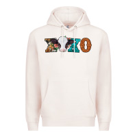 Pale Pink xoxo valentines day baby cow Premium Hoodie - Jasminsmagicworld