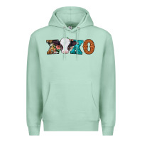 Seafoam xoxo valentines day baby cow Premium Hoodie - Jasminsmagicworld