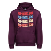 Mauve Wine america Urban Hoodie - MaliasSmallBusiness