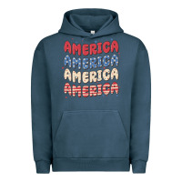 Pigment Midnight Navy america Urban Hoodie - MaliasSmallBusiness